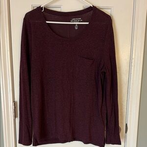 GAP Red Long Sleeve T-Shirt Classic Design